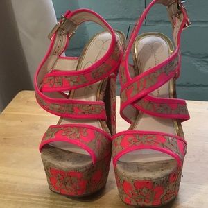 Jessica Simpson platform sandals